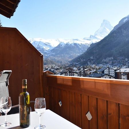 Wohnung In Zermatt Mit Postkarten Matterhornblick Zewnętrze zdjęcie